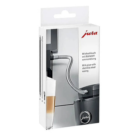 Milk pipe with stainless steel casing